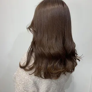 セミロング カラー HARUKA韓国ヘア /Luana梅田のヘアスタイル