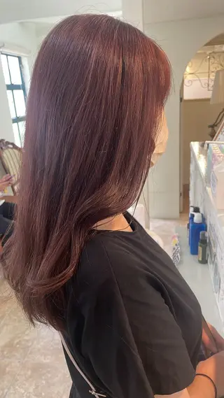ロング タキ ヒナタのヘアスタイル