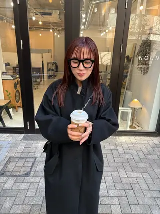 セミロング カラー NOUN所属・eri kinjoのヘアスタイル