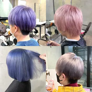 カラー 髪質改善/ブリーチ /長山遼太郎のヘアスタイル