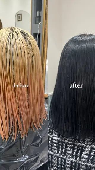 カラー 🕊髪質改善 ストレート🕊まいのヘアスタイル
