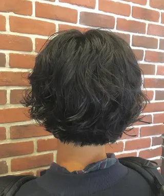 ショート パーマ さかい なつみのヘアスタイル