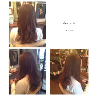 セミロング ロング カラー サダハルカ ｜chouetteのヘアスタイル
