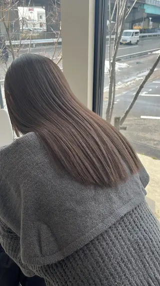 ロング カラー kitagawa mayuのヘアスタイル