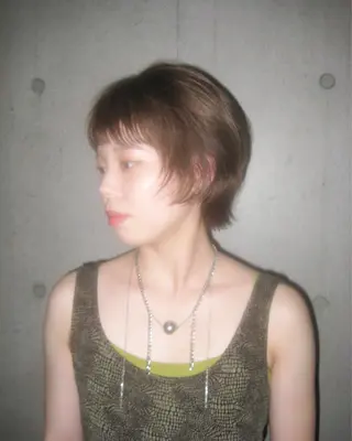 ショート 似合わせカット /パーマ岡本淳平のヘアスタイル