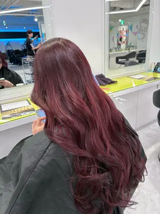 ロング カラー ゆるふわガーリー原宿 🍓かいのヘアスタイル