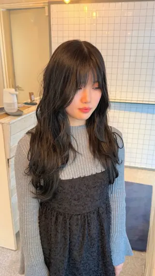 ロング ウルフレイヤー エクステ/kokiのヘアスタイル