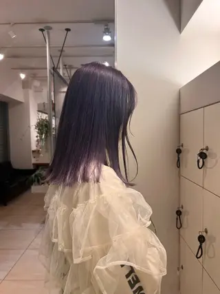 セミロング カラー リリカ🐈‍⬛メンズ カットモデル/上永谷のヘアスタイル