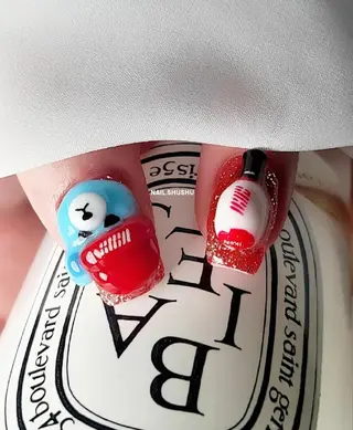 ネイル 3dパーツ/流行り 👧shushu❤️のネイルデザイン