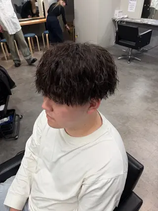パーマ シャドウパーマ/立川 メンズ/コタロウのヘアスタイル