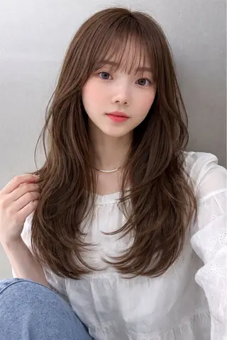 ロング カラー ユズキ/銀座似合わせ カット♡透明感カラーのヘアスタイル