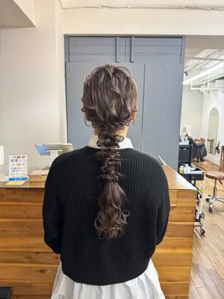 ヘアアレンジ たけかわ みちのヘアスタイル