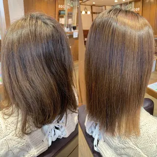 ミディアム パーマ Artist 藤﨑紘成のヘアスタイル