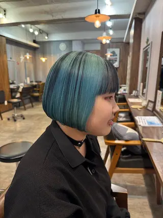 ミディアム 💎縮毛矯正/透明感 カラー💎椎葉みひろのヘアスタイル