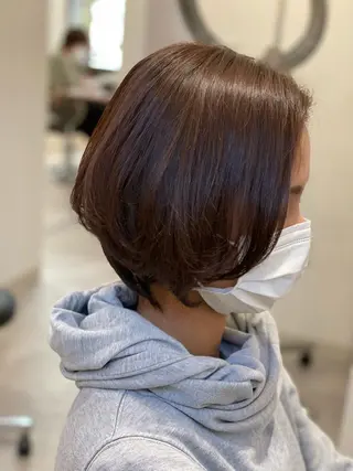 ショート no4ナチュラル戸祭所属・山越 美裕樹のヘアスタイル