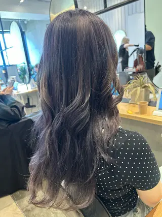 ロング La fith hair fun 池袋店所属・白髪染めカラー/ 赤み消し HIROのヘアスタイル