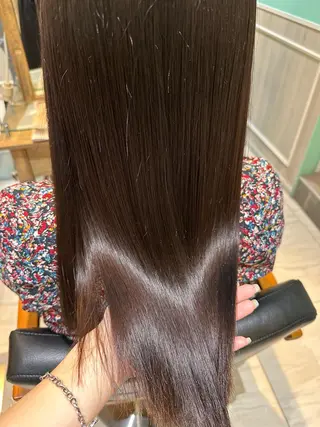 ロング 透けるbrown カラー🎗♡yukaのヘアスタイル