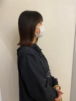 ミディアム パーマ 吉田 光佑のヘアスタイル