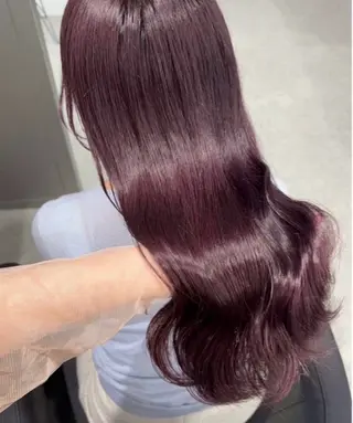 ロング miku/ラベンダー 透明感カラー🪻❤︎のヘアスタイル