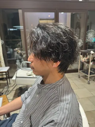 ショート メンズ オブヘアー所属・カイ マコトのヘアスタイル
