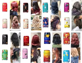 カラー ブリーチ毛矯正.髪質 改善.髪にドラマをのヘアスタイル