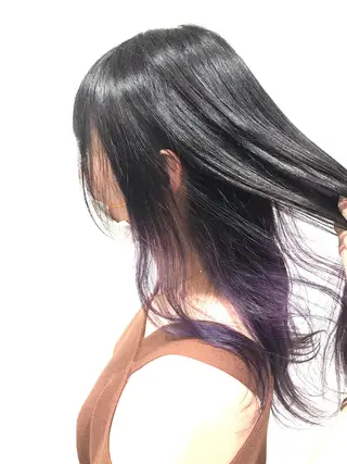 ロング カラー 下條 真のヘアスタイル