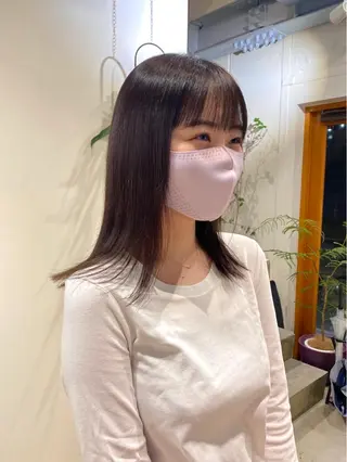 ミディアム カラー 村田 りょうやのヘアスタイル