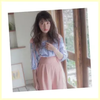 セミロング カラー (スタイリスト)牧 好美のヘアスタイル