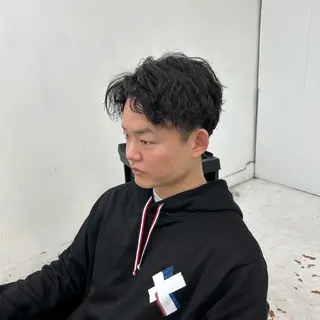 ショート パーマ メンズ 【メンズパーマ特化】 🍏網中勇喜のヘアスタイル