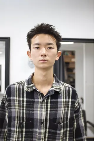 ショート メンズ メンズスタイリスト リュウジのヘアスタイル