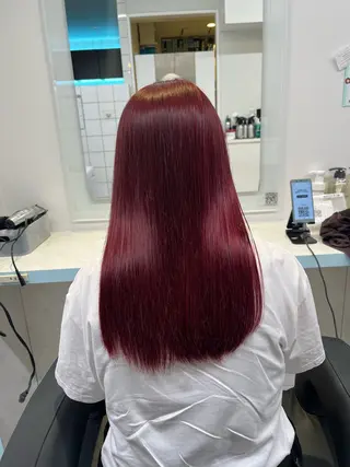 セミロング カラー ブリーチカラー 🩵MIZUKIのヘアスタイル