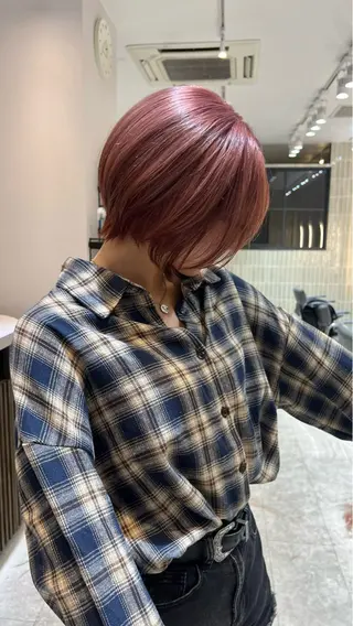 ショート La fith hair fonte 松山銀天街店所属・c h i h i r oのヘアスタイル