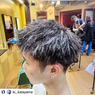 ミディアム カラー メンズ 🩷Eny terrace🩷のヘアスタイル