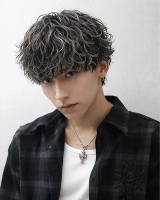 ショート カラー パーマ メンズ メンズNo.1美容師 Coshoのヘアスタイル