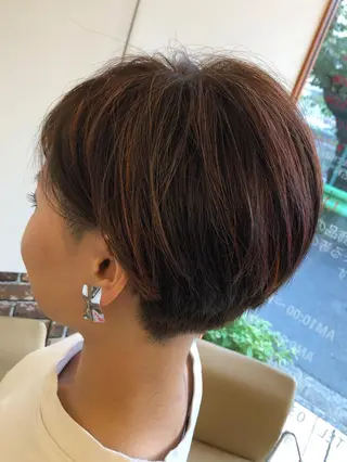 ショート カラー 🟦西荻窪メンズ特化 美容師🟦Yu-Jiのヘアスタイル