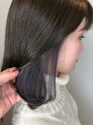 ミディアム 髪質改善縮毛矯正 リピートNo.1米倉のヘアスタイル