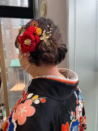 ミディアム ヒロミ/アレンジ/ アンニュイ/透け感のヘアスタイル