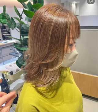 ミディアム カラー Le rond所属・はる とのヘアスタイル