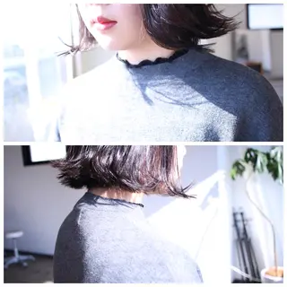 ミディアム カラー BOB🌟ハイトーン /ブリーチ/TAKUのヘアスタイル