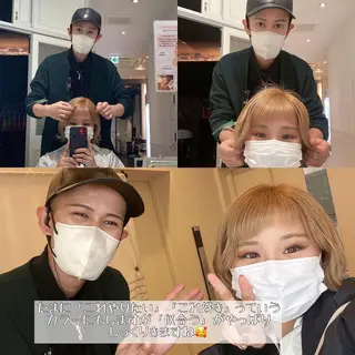 ショート カラー メンズ キッズ ショート、ボブなら お任せ❤️石川由美のヘアスタイル