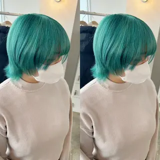 ミディアム カラー yori SAPPORO所属・yoriダブルカラー 代表すがわらのヘアスタイル