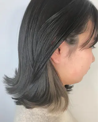 カラー 酸性ストレート/ブリ ーチなし/中村 匠のヘアスタイル