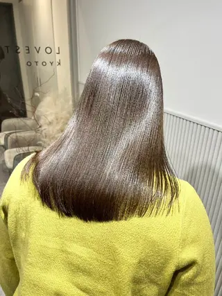 セミロング 縮毛矯正/髪質改善/ クロサカ ユウナのヘアスタイル