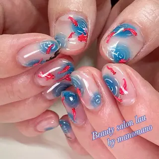 ネイル ラウバイマノマノ なかざとのネイルデザイン