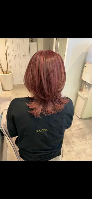 ミディアム カラー hayaka todaのヘアスタイル