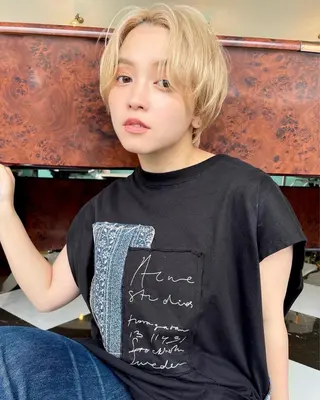 ショート カラー 🍎ダブルカラー/ ショートボブ🍎リオのヘアスタイル