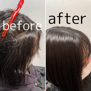 ロング 大宮縮毛矯正の達人 髪質改善/レイヤーのヘアスタイル