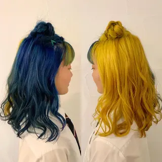 ロング カラー 🌼sunc HINAMI🌼のヘアスタイル