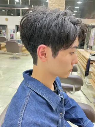 パーマ メンズ 韓国🩶Y2Kネイル 💫くれはのネイルデザイン