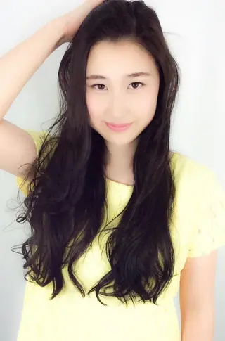 ロング カラー パーマ ミューズ 二条店所属・Stylist アリアのヘアスタイル